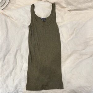 VINCE Green Sleeveless Women's Top